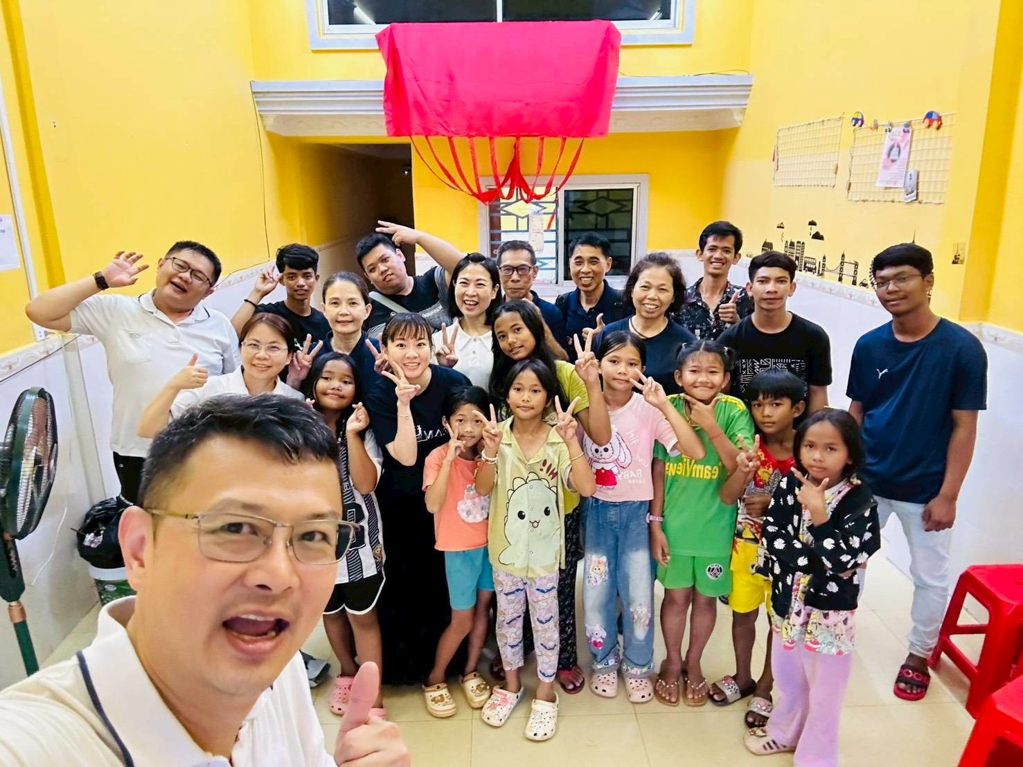 前一晚大家完成事前工作